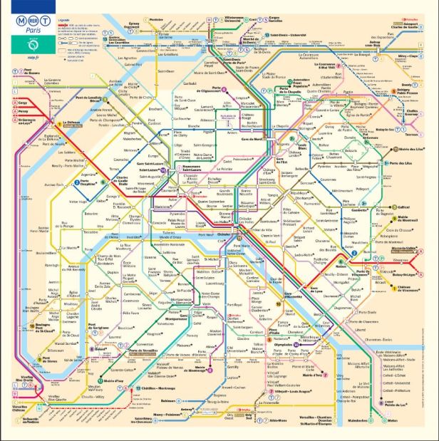 RATP Metro Plan Paris